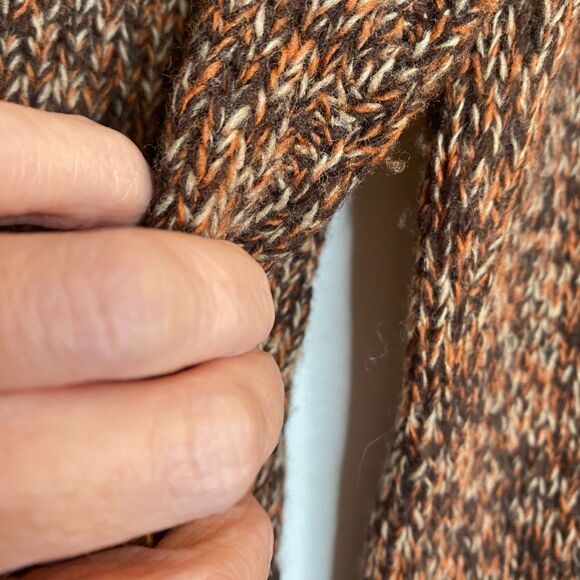 Express Merino Wool Sweater Long Bell Sleeve Ribbed Waist Size S - Picture 3 of 9